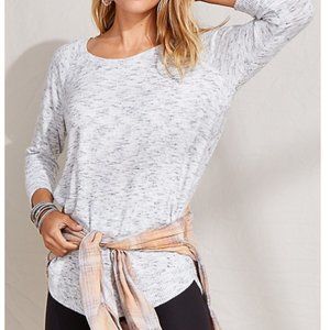 Maurices Gray Round Hem Pullover Sweater Large